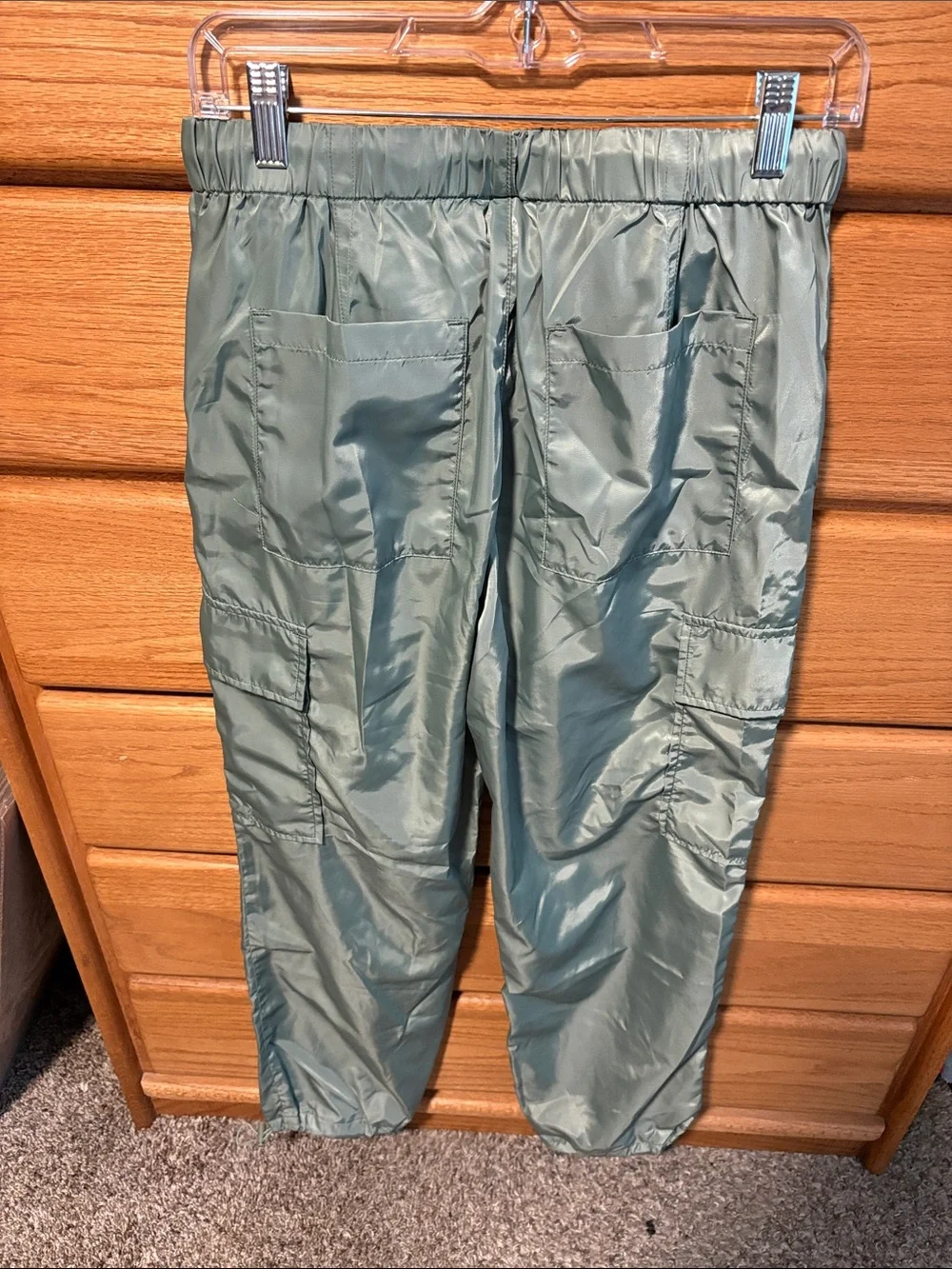 pistola Sage Green Cargo Track Joggers - Picture 4 of 4